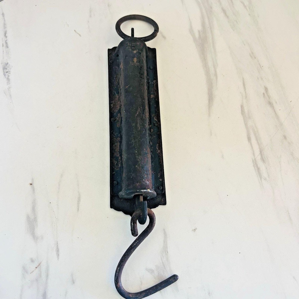 Vintage Landers Improved‎ Balance No. 2 Spring Scale 50lb Rustic USA Farmhouse A